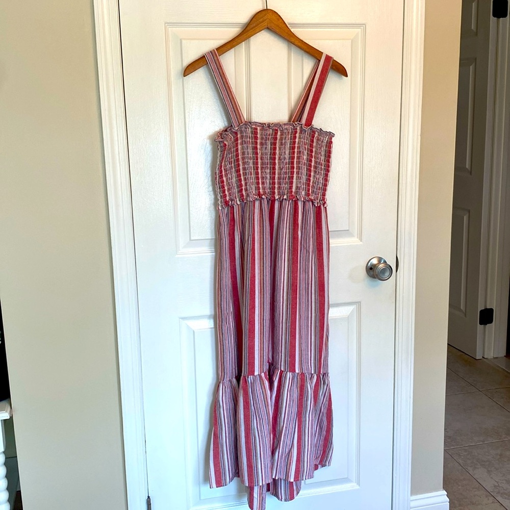 Knox Rose Long Summer Sun dress Medium M Nautical